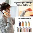 thumbnail image 4 of Allytechgroup iPhone 16 Plus Case with Cards Holder & Hand Strap, Clear Back Cover Shockproof Drop Protective Anti-Yellowing Bumper Phone Case for Apple iPhone 16 Plus, Yellow, 4 of 11