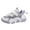 Grey, variant on WOYY Big Girls Sneakers Non Breathable Shoes Thick Sole Casual Sport Shoes