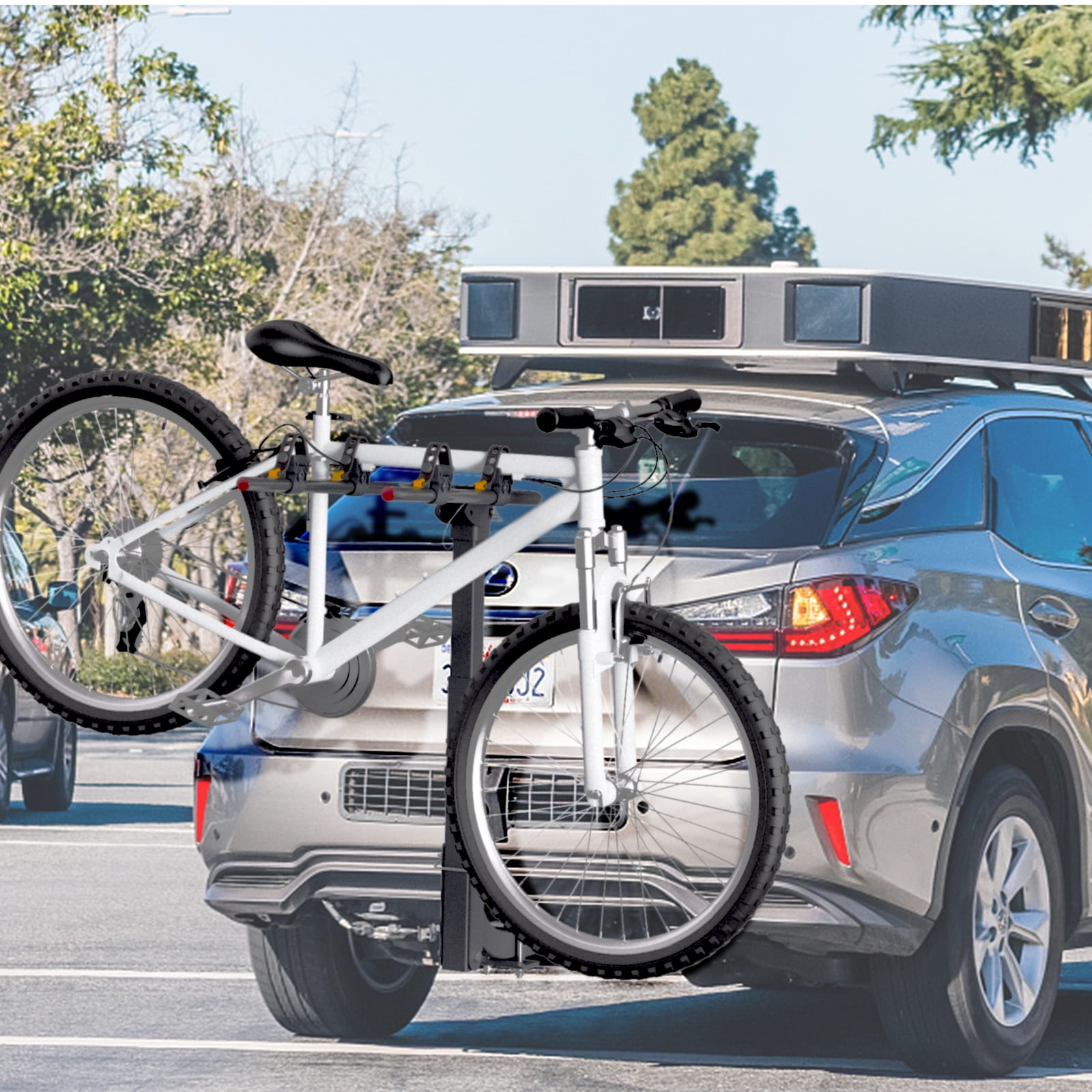 IKURAM Bike Rack for Car, Bicycle Carrier Compatible with