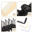 thumbnail image 3 of Miangastore Brosse de Voyage Compacte Beige 3 Pcs 4.3X1.2X0.7In, 3 of 8