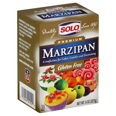 Solo Premium Marzipan, Paste, 8 Oz