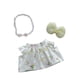 thumbnail image 3 of 3 piezas de ropa para muñecas en miniatura Baoblaze conjuntos adorables de Falda de cereza, 3 of 8
