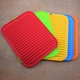 thumbnail image 3 of Zhaomeidaxi Silicone Dish Drying Mat - 12" x 9" Drainer Mat Protection Heat Resistant Trivet Counter Top Mat Sink Non Slip Dish Draining Mat BPA Free Dish Washer Safe, 3 of 9