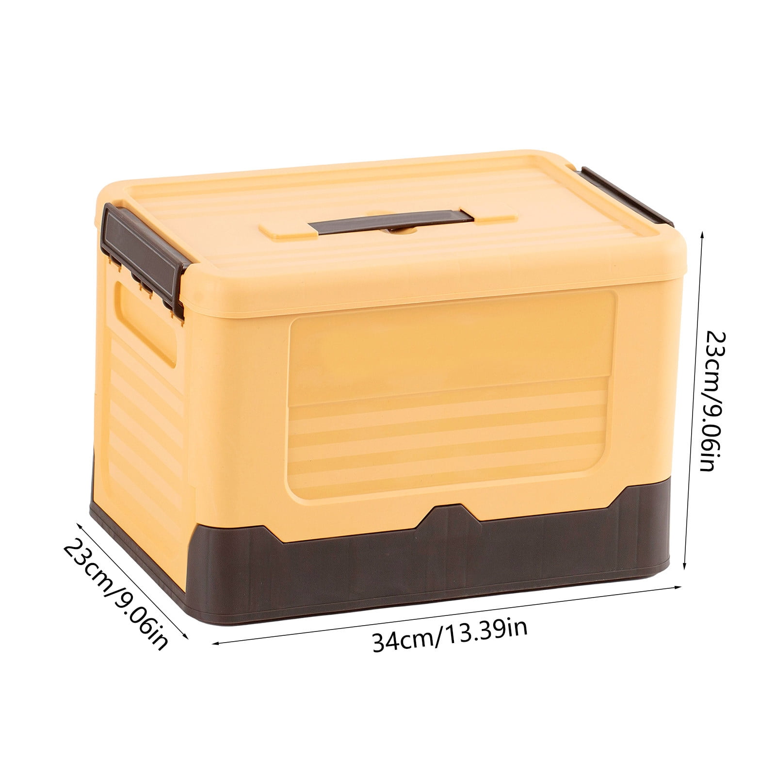 Foldable Storage Box, 13.4"x9"x9" Multi-Purpose Organizer for Toys and Car Supplies, Ideal for Home Storage and Outdoor Camping Trips