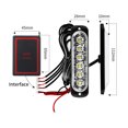 thumbnail image 5 of Luz LED estroboscópica para rejilla de automóvil, luz de emergencia ámbar, control remoto inalámbrico, señal de destello, baliza de bombero, lámpara de advertencia de 12 V y 24 V, 5 of 5