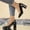 Black, variant on Heels for Women Closed Pointed Toe Chunky Pumps Shoes Women Block High Heels Comfortable Slip on Dress office Party Wedding Shoes White 9(42)