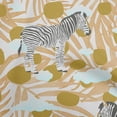 thumbnail image 1 of oneOone Cotton Flex Olive Green Fabric Tropical Animal With Plam Leaf Sewing Fabric By The Yard Printed Diy Clothing Sewing Supplies 40 Inch Wide, 1 of 4