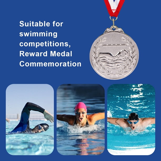 Medalla de natación de 65 cm premios deportivos premios de competición para juegos de pelota de maratón