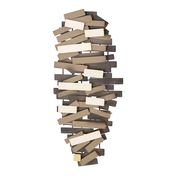 Elk Home 16.5-Inch Wide Bond Wall Art, Transitional, Antique Brass