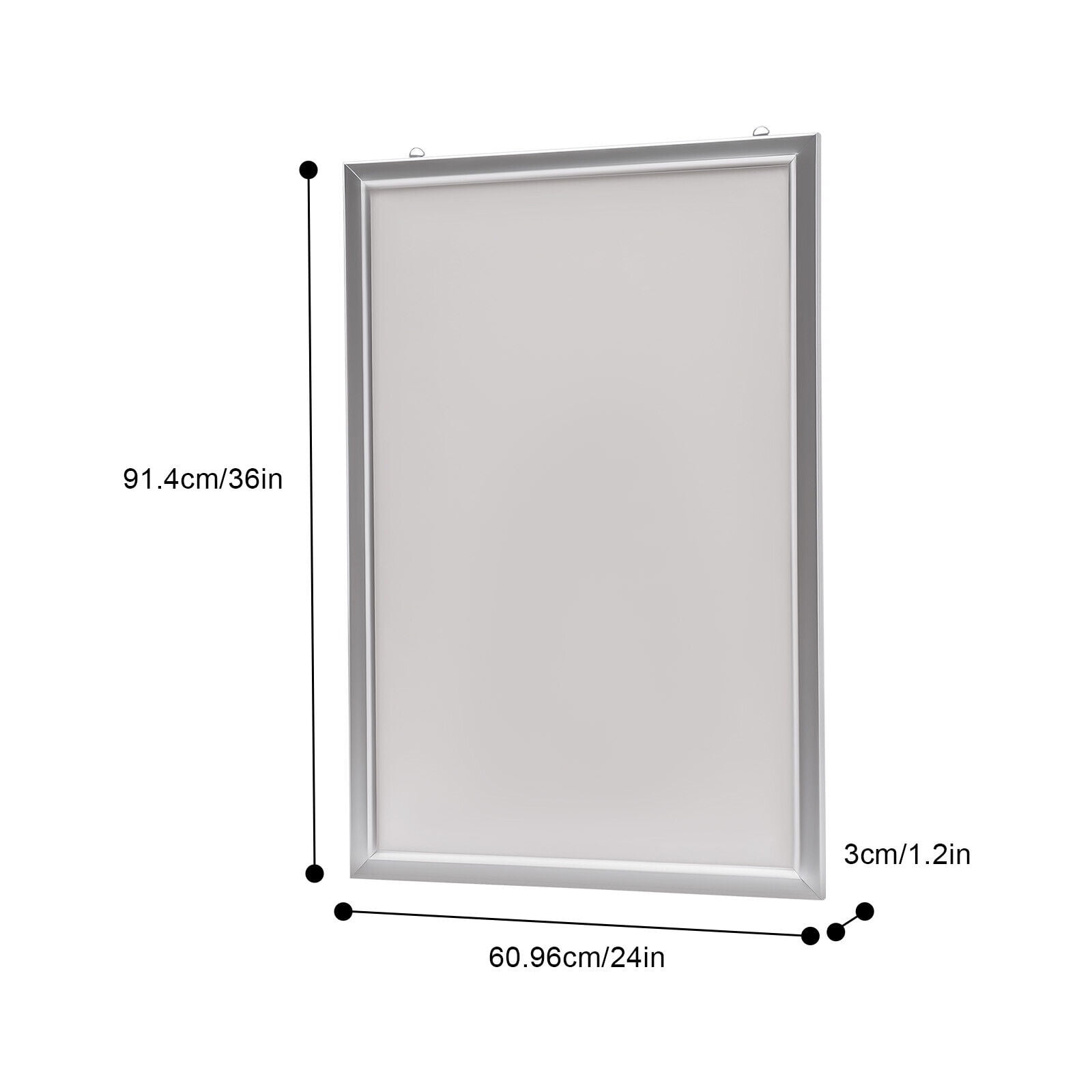 24"x36" LED Backlit Poster Frame Art Picture Light Box Advertising Display Frame