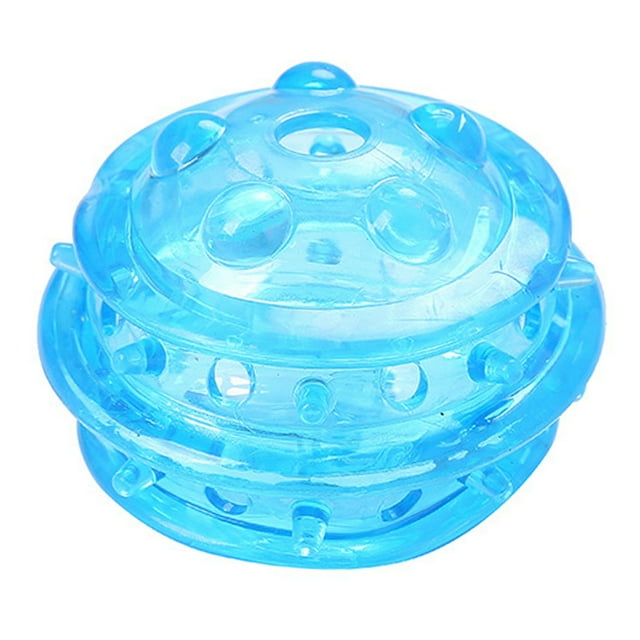 Dog Teeth Toy Hollow Bite Proof Interactive Puppy Chew Ball Toy Puppy Snack Ball