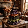 thumbnail image 3 of Bsirktail Halloween Craft Kit, DIY Fabric Tree Decoration Kit, 3D Quilted Halloween Tree Craft Project for Beginners, Tabletop Home Decor DIY Project for Halloween Mantel Shelf Party Display (C), 3 of 6