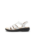 thumbnail image 2 of Sandalias Planas Elegantes con Soporte de Arco para Mujer DREAM PAIRS Blancas, 2 of 7