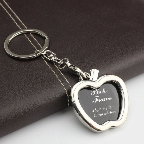 Llavero con marco de fotos creativo, mini llavero con marco de fotos, llavero pequeño para regalo, llavero con colgante, regalo empresarial