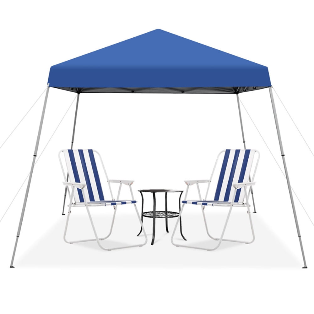 Aimee Lii 10 x 10 Feet Outdoor Instant Pop-up Canopy with Carrying Bag, Backyard Canopy Gazebo for Party Camping BBQ Events, Blue Aimee Lii 10 x 10 Feet Outdoor Instant Pop-up Canopy with Carrying Bag, Backyard Canopy Gazebo for Party Camping BBQ Events, Blue