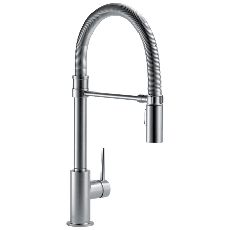 Delta Faucet 9659-DST Delta 9659-DST Trinsic Pro Pre-Rinse Pull-Down Kitchen Faucet with Magnetic Dock - Arctic