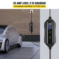 thumbnail image 2 of VEVOR Cargador EV Nivel 2, 32Amp 110-240V, Cargador portátil para vehículos electricos con cable de carga J1772 de 25 pies Enchufe NEMA 14-50, 10/16/20/24/32A Estación de carga EV enchufable ajustable, 2 of 9