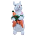 thumbnail image 2 of ERTZAE Resin Easter Bunny Figurines – Rustic Table Decor With Carrot & Flower Accents For Home Spring & Easter Themed Decor,Adorable Bunny Figurines Holding Carrots & Flowers As Table Centerpieces, 2 of 9