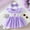 Purple-b, variant on Easter Outfit Girl Easter Egg and Bow Embroider Ruffled Sleeve Tutu Romper Dress with Headband Outfit for Baby Girl 0-3 Months
