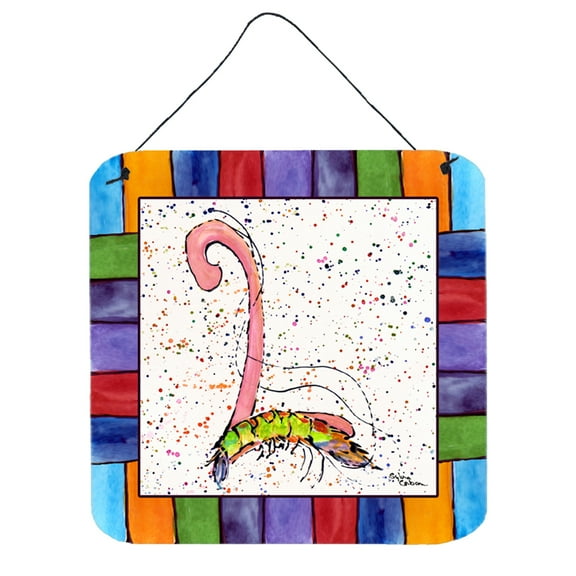 Carolines Treasures 8435-LDS66 Beach and Seafood Wall or Door Hanging Prints 6HX6W multicolor