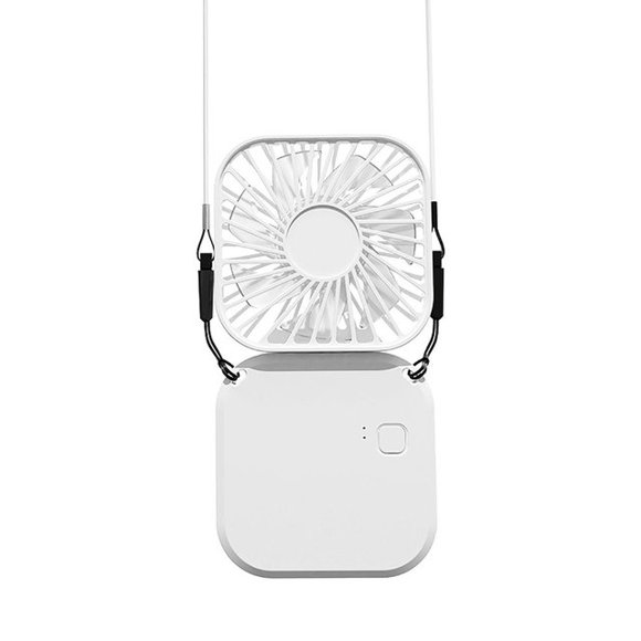 Fan Cou Suspendu Pliable Petit Ventilateur Électrique Portable Portable Portable Créatif Étudiant Dortoir Sport USB Extérieur Mini Ventilateur