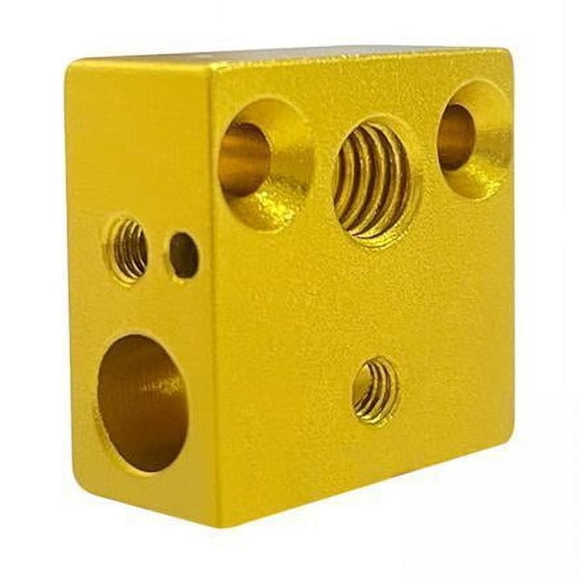 Bloque Calentador de Impresora 5x3D, Alta Temperatura, Alto Rendimiento, Fácil Instalación, Accesorios de Impresora de Bloque Térmico de Aleación de R 5 piezas