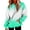 Green, variant on XMMSWDLA Hoodies for Women Drawstring Pullover with Pocket Gradient Print Oversized Sweatshirt Casual Crewneck Hooded Tops
