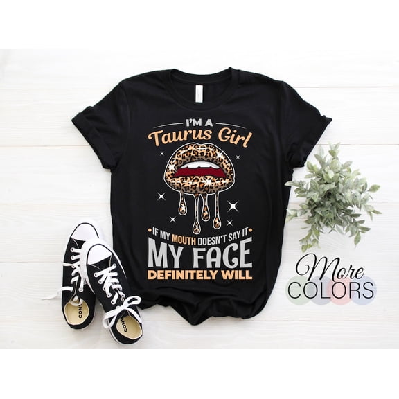 Taurus Girl Horoscope Zodiac T-shirt, Astrological Sign Graphic Design, Taurus Traits Birthday Present for Mom