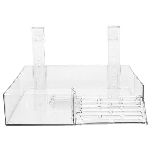 Raindrops 1Set Reptile Platform for Turtle Tank with Adjustable Water Level and Sunbathing 8.9X8.3X5.3In