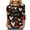 Black, variant on felwors 3/4 Length Sleeve Womens Tops, Spring Summer Tops Crew Neck Floral Print Workout Shirts for Women Loose Fit (Red, XXXL)