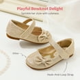 thumbnail image 4 of DREAM PAIRS Adorable Mary Jane Side Bow Ballerina Flat (Toddler/Little Girl), 4 of 6