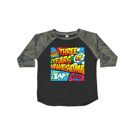 

Inktastic Three Years of Awesome Gift Toddler Boy or Toddler Girl T-Shirt