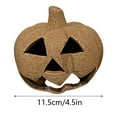 thumbnail image 2 of Reusable Ceramic Halloween Firepit Pumpkin, Fireproof Skull Bonfire Decor for Barbecue Party, Realistic Flame Prop with Gothic Design, 2 of 7