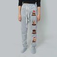 thumbnail image 3 of WILLBEST Fall Clothes Women Women Fashion Pants Comfy Pajama Bottom Straight Leg Drawstring Yoga Pants Breathable Color Block Pajama Sweatpants Slacks, 3 of 4