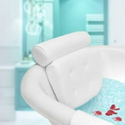 ESSORT Bathtub Pillow, Large Spa 3D Air Mesh Bath Pillow, Luxury Comfortable Soft Bath Cushion Headrest, for Head Neck