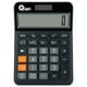 thumbnail image 1 of Calculadora de escritorio Qian QYD-164EC-03 Pantalla LCD 12 digitos, doble fuente de energía (solar+bateria), uso profesional, teclas de plástico con espaciado, base antideslizante., 1 of 8