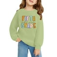 thumbnail image 3 of YunPes Fifth Grade Back to School Pullovers for Girls Colorful Funny Print Preppy Sweatshirts 3-13 Years Kids Graphic Tee Crewneck Tops, 3 of 7