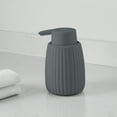thumbnail image 3 of Mainstays Rubberized Plastic Ribbed Soap Pump, Grey, 3 of 5