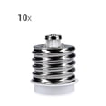 thumbnail image 4 of 10x Socket Adapter - 10x E40 To E27 Socket Converter - E27 Base Lamp Holder Adapter For Halogen Led-Yvan,, 4 of 4