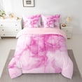 thumbnail image 2 of Homewish Gradient Marble Bedding Comforter Set 7 Pieces for Boys Girls,Abstract Stone Pattern Full Bedding Set Lightweight,Marbling Watercolor Fitted Sheet Flat Sheet,Breathable Home Decor, 2 of 8