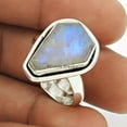thumbnail image 2 of Natural Rainbow Moonstone Ring, Solid 925 Sterling Silver, Dainty Ring, Proposal Ring, Luxury&nbsp;Gifts, Couples Gifts, Cocktail Ring, Valentines Day Gifts For Wife, June Birthstone (moonstone, 7), 2 of 3