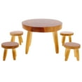 thumbnail image 3 of OULII Mini Wooden Furniture 1 Set Round Edges Design For Birthday Collectors Living Room, 3 of 5