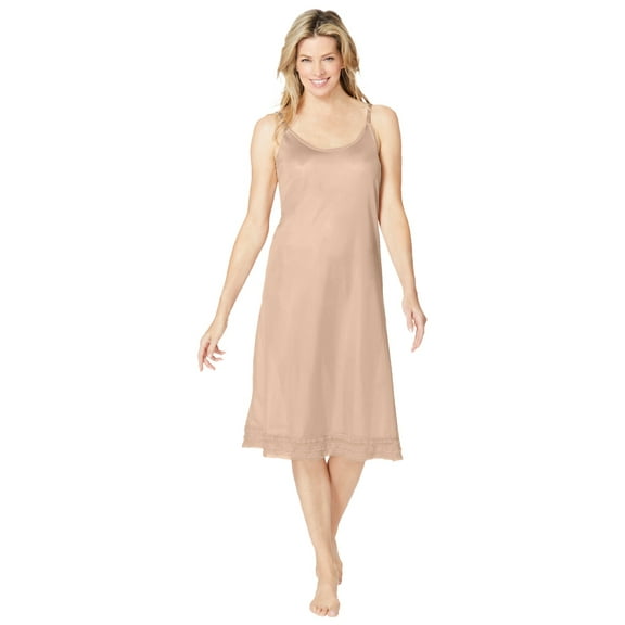 Comfort Choice Plus Size Full Slip Snip-To-Fit