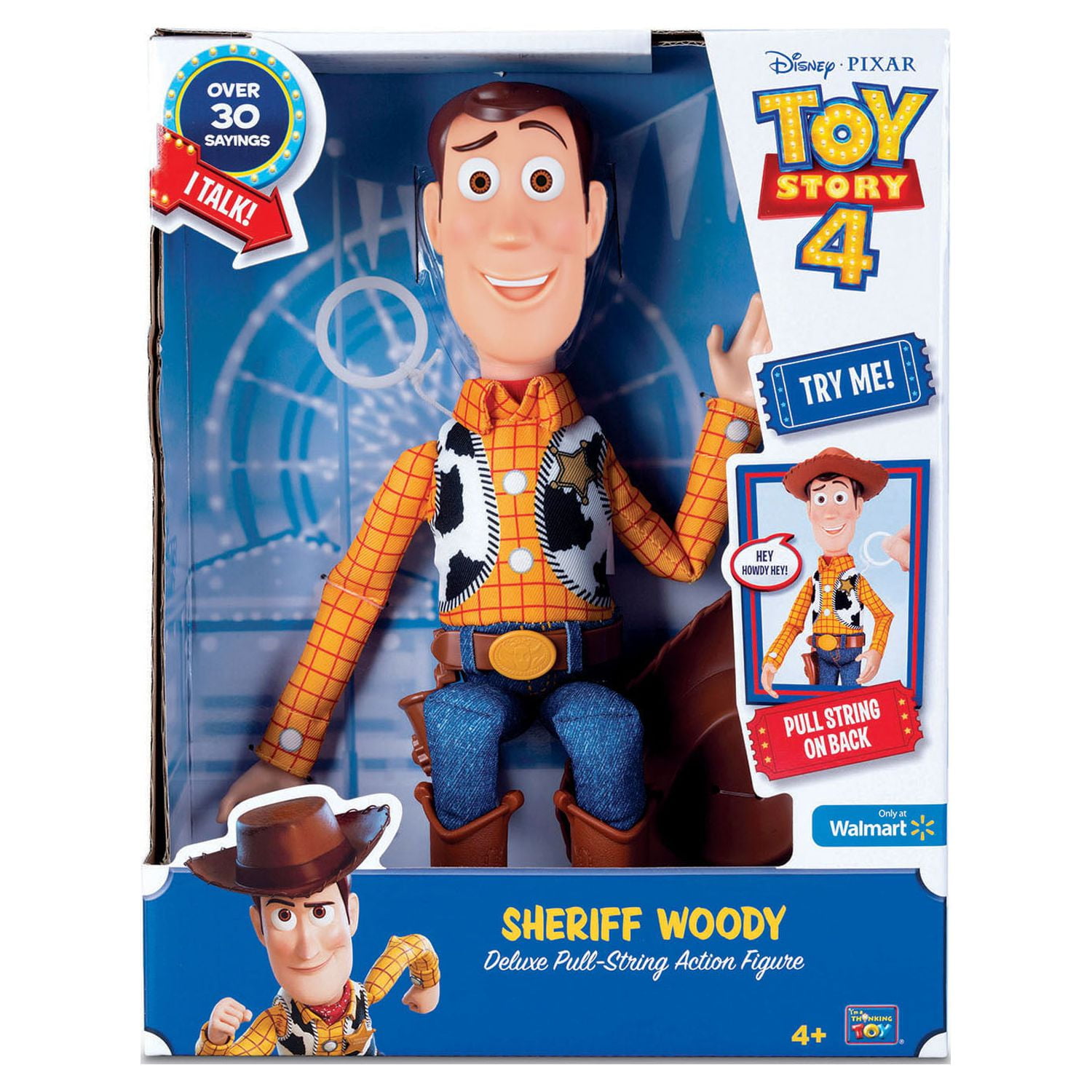 Jouets en Peluche Histoire Sheriff Woody Deluxe Pull Chaine Parler Poupee Cadeaux de Decoration pour la Maison pour Noel Nouvelles Annees L action de Grace Anniversaire Jour des Enfants Walmart