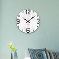 thumbnail image 1 of Reloj de pared decorativo de silencioso que no hace tictac Relojes de pared con pis de pared rústicos vintage B perfecl Reloj de pared, 1 of 7