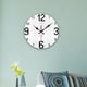 thumbnail image 2 of Reloj de pared de estilo europeo de madera decorativo de 30 cm para colgar en la pared de la escuela, la granja y la sala de estar. B, 2 of 7