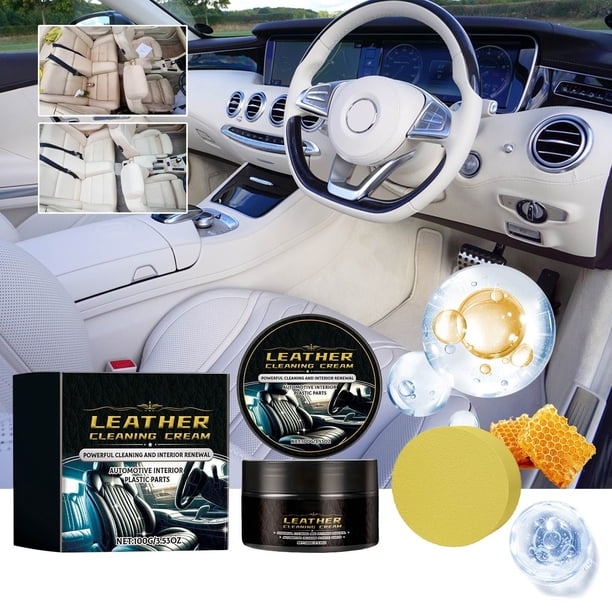 Crema reparadora de cuero para coche - Reparación de arañazos y agujeros para asientos, zapatos, bolsas, sofá - gel de maquillaje color de 100 ml
