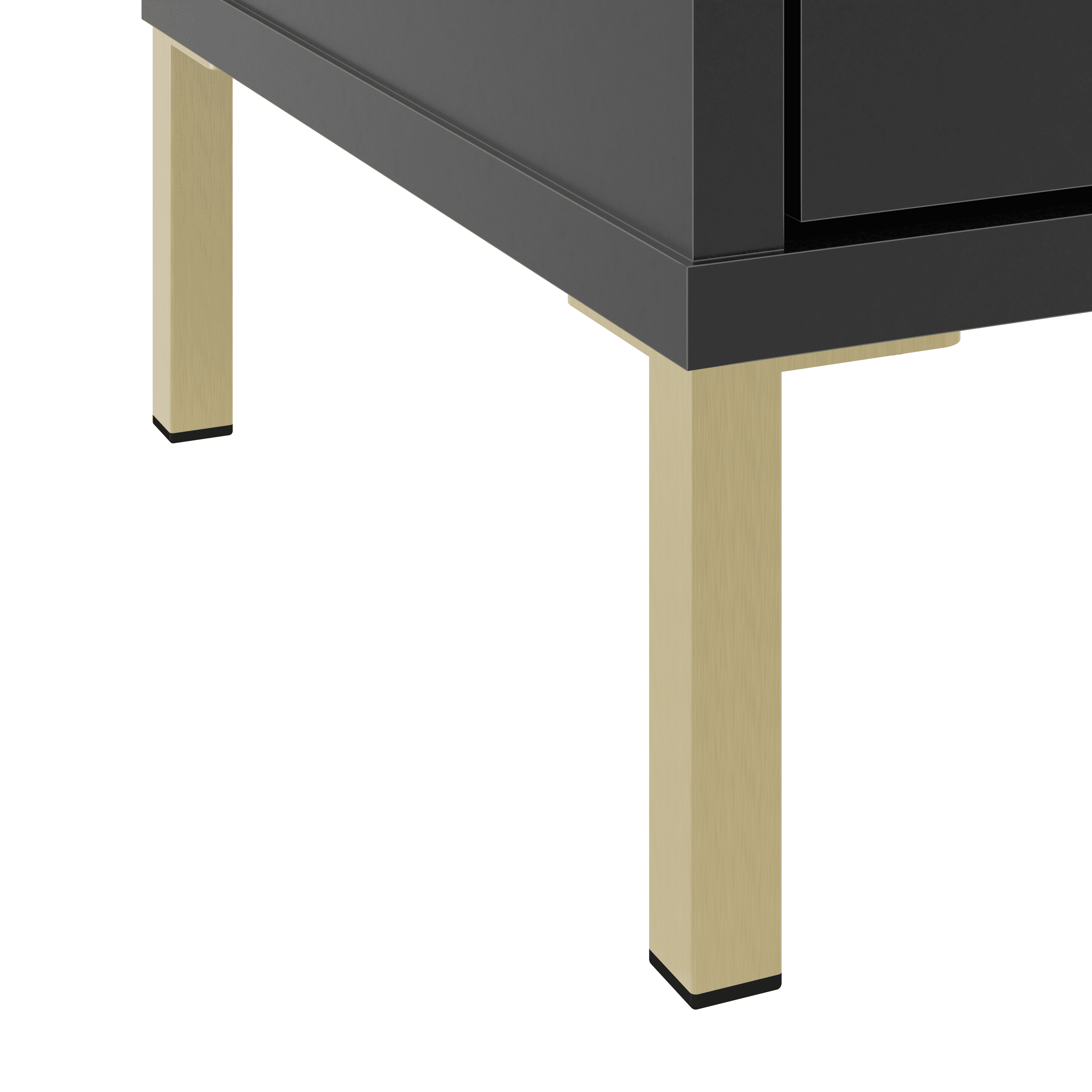 Bush Furniture Soho 4 Shelf Bookcase in Black