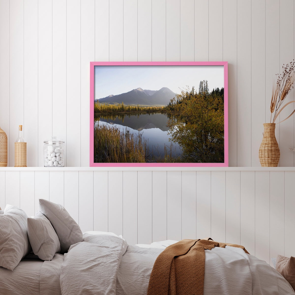 Low Light on Vermillion by Carol Robinson - Restickable Framed Giclée Print