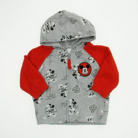 

Pre-owned Hanna Andersson Boys Grey | Mickey Hoodie size: 3-6 Months